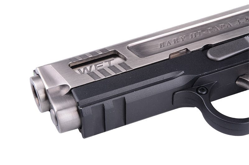 Hi-Capa 3.8 Force “Velociraptor” Pistol Replica – Silver by WE on Airsoft Mania Europe