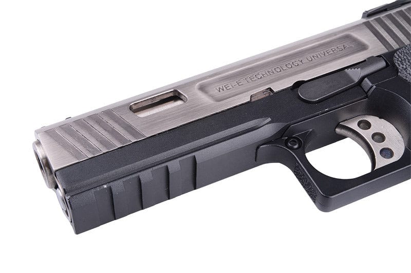 Hi-Capa 4.3 Force Allosaurus Pistol Replica – Silver by WE on Airsoft Mania Europe