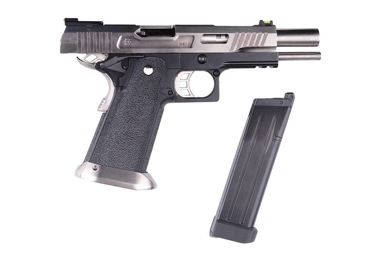 Hi-Capa 5.1 Force T.REX Pistol Replica – Silver by WE on Airsoft Mania Europe