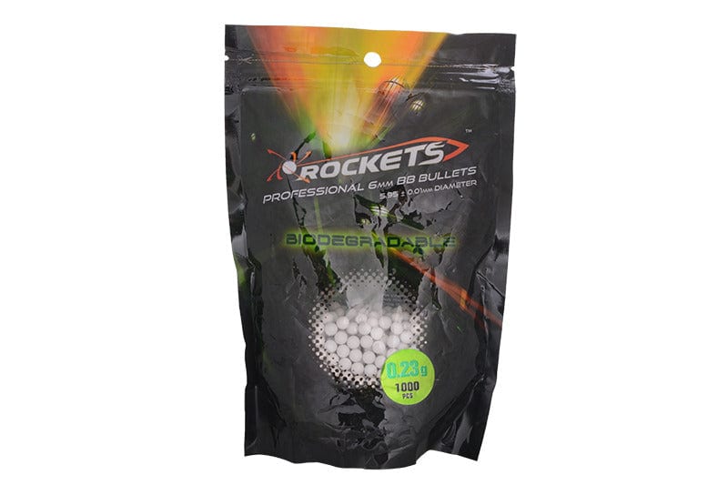 Rockets BIO 0,23g BBs - 1000pcs - white