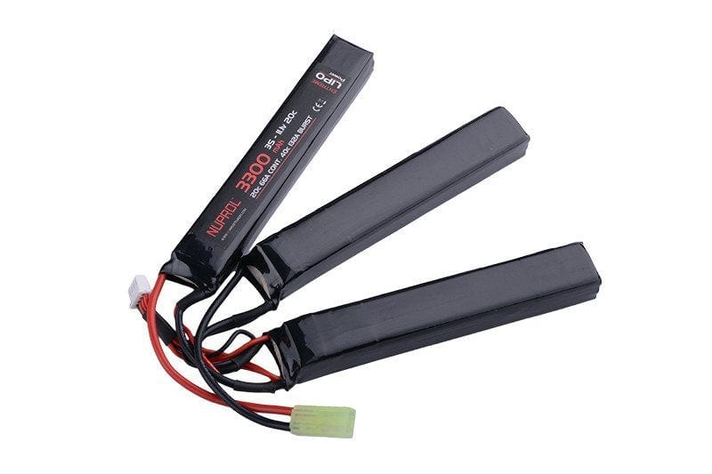 LiPo 11,1.V 3300mAh 0C battery - Nunchuck Type