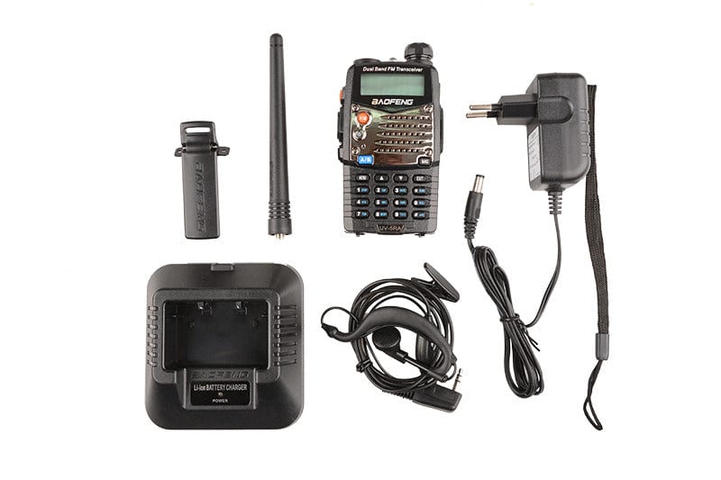 Manual Dual Band Baofeng UV-5RA Radio - Short Battery (VHF / UHF) by Bao Feng on Airsoft Mania Europe