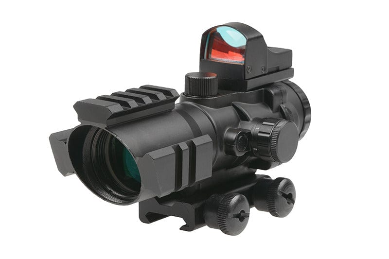 Rhino with Micro 4x32 Scope Red Dot Sight-Theta Optics-Airsoft Mania Europe