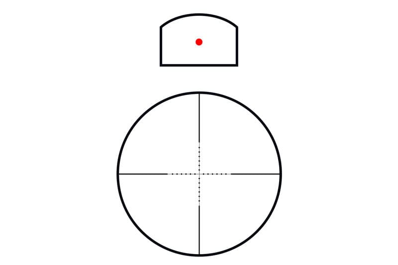 Rhino with Micro 4x32 Scope Red Dot Sight-Theta Optics-Airsoft Mania Europe