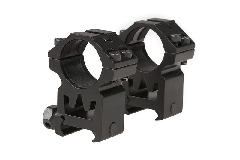Two-part 25mm optics mount for RIS rail (high)-Theta Optics-Airsoft Mania Europe