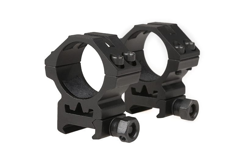 Two-part 30mm optics mount for RIS rail (low)-Theta Optics-Airsoft Mania Europe