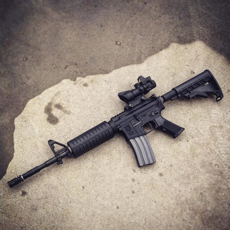 4X32C ACOG (Fiber Optics Illumination Sight + RMR) Replica - Black