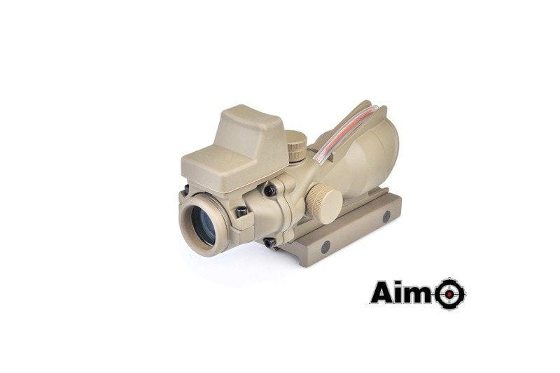 4X32C ACOG (Fibre Optics Illumination + RMR Sight) - Tan