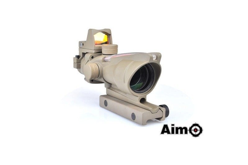 4X32C ACOG (Fibre Optics Illumination + RMR Sight) - Tan