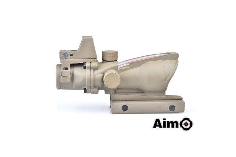 4X32C ACOG (Fibre Optics Illumination + RMR Sight) - Tan