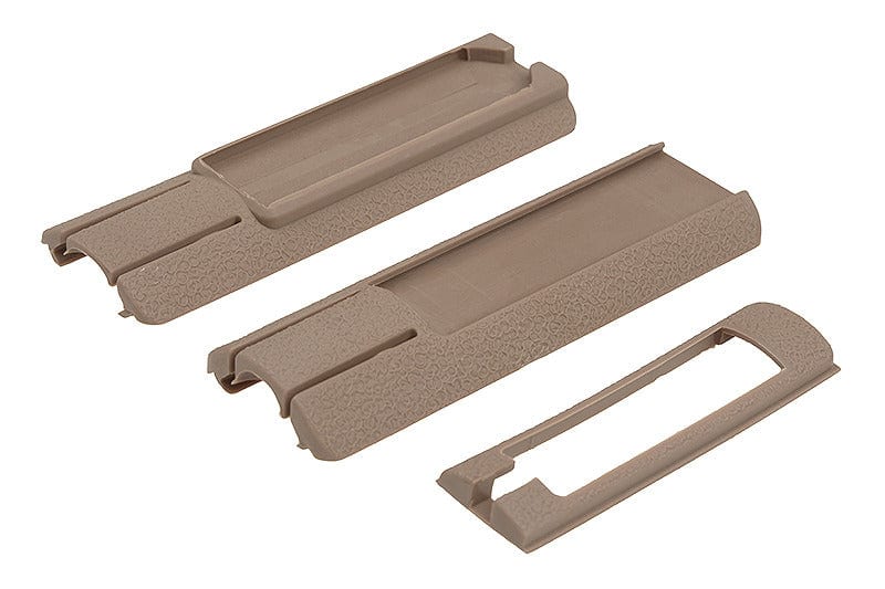 Set of RIS rail covers - tan