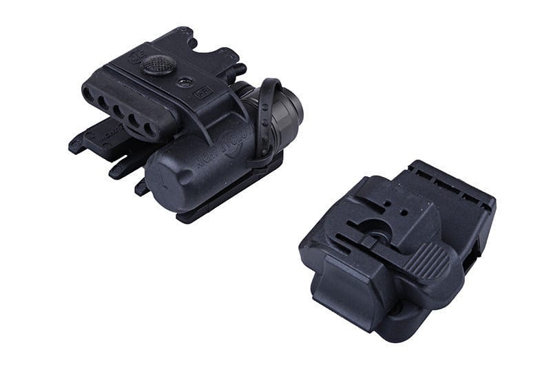 HLS Gen.3 (Red) Helmet Lamp - Black by Night Evolution on Airsoft Mania Europe