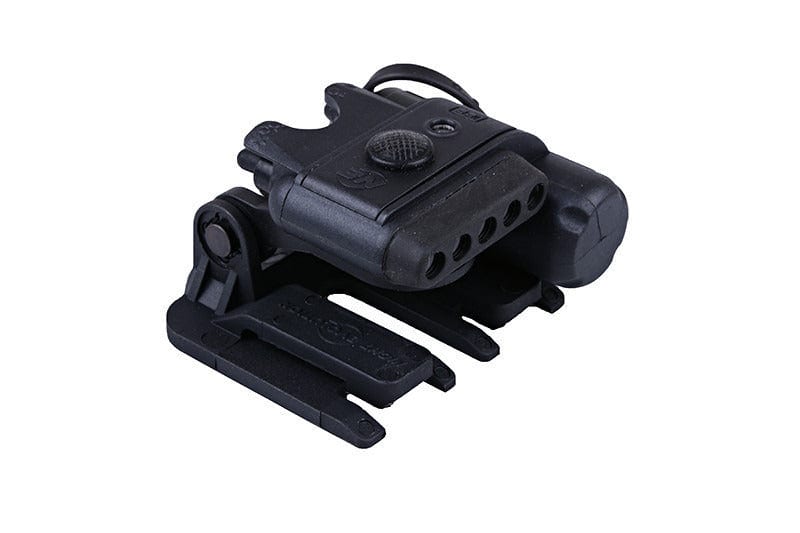 HLS Gen.3 (Red) Helmet Lamp - Black by Night Evolution on Airsoft Mania Europe