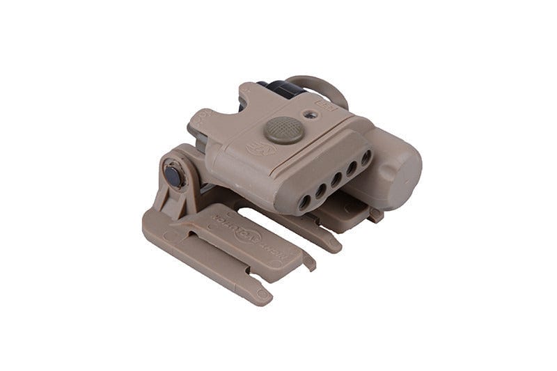 HLS Gen.3 (Red) Helmet Lamp - Dark Earth by Night Evolution on Airsoft Mania Europe