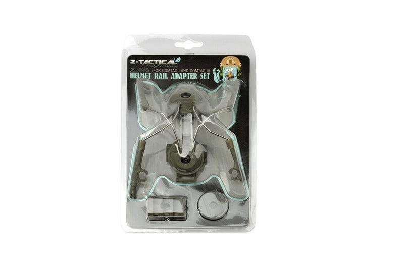 FAST Helmet Rail Adapter set for Comtac I and Comtac II headsets - olive by Zeta Tactical on Airsoft Mania Europe