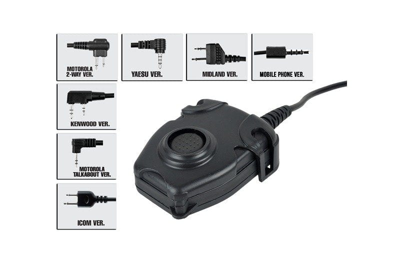 zPeltor Military plug PTT (Yaesu)