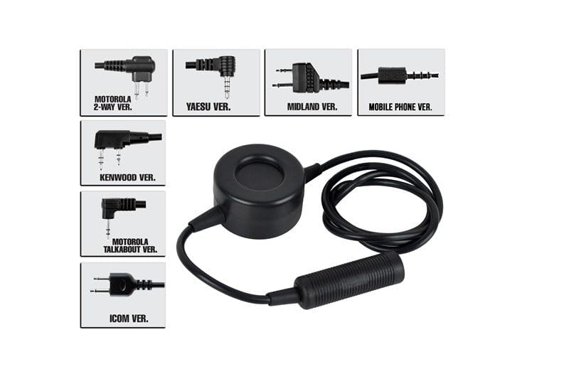 PTT TCI Military (Motorola 2-pin)