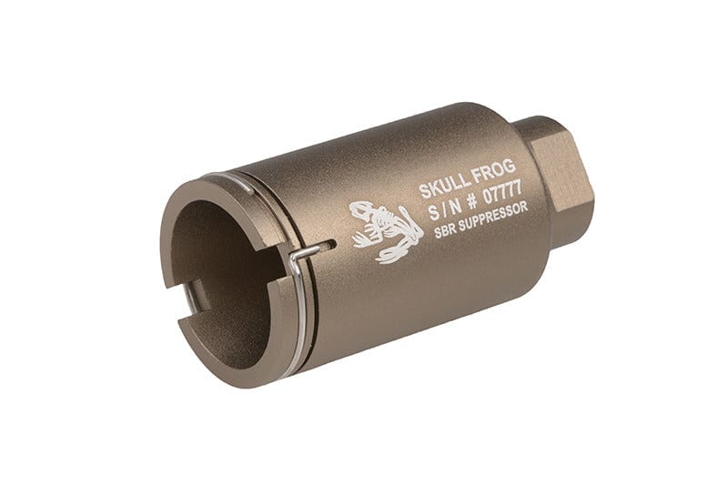 Flash hider / exit gas concentrator Skull Frog Mini - DE