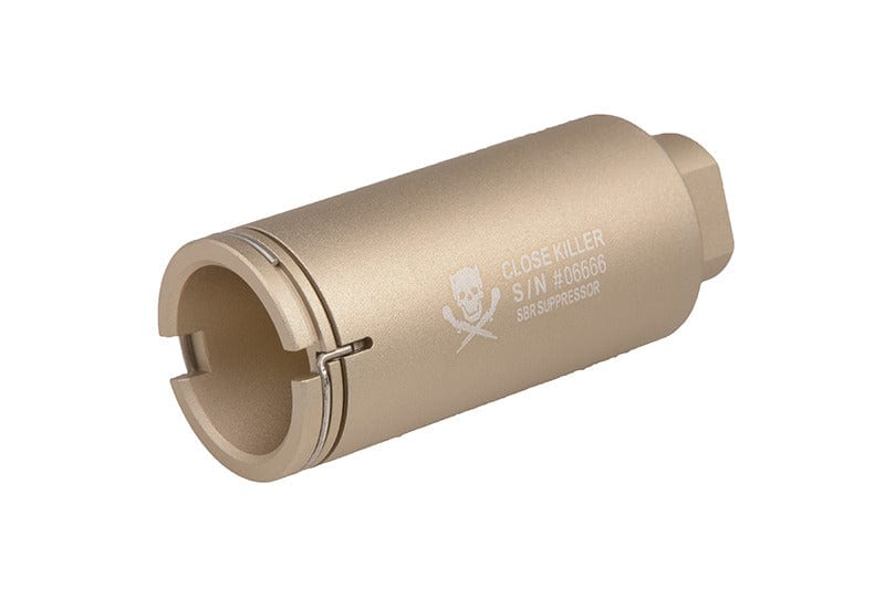 Close Killer Gas Concentrating Flash Hider - Tan