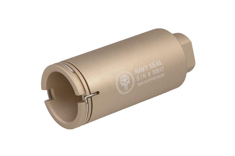 Navy Seal Gas Concentrating Flash Hider - Tan