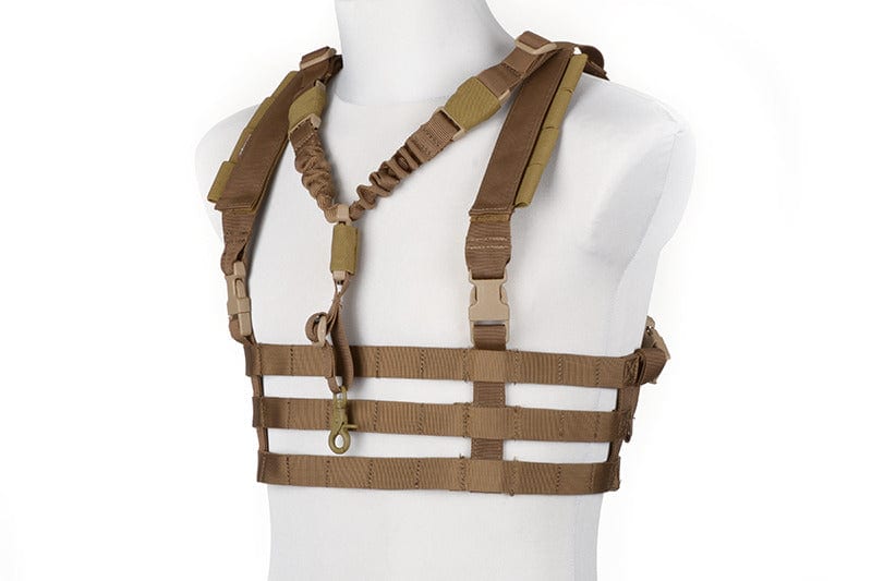 Tactical Low Profile Chest Rig - Coyote Brown