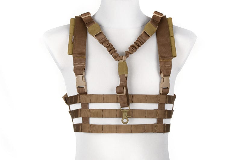 Tactical Low Profile Chest Rig - Coyote Brown
