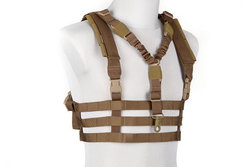 Tactical Low Profile Chest Rig - Coyote Brown