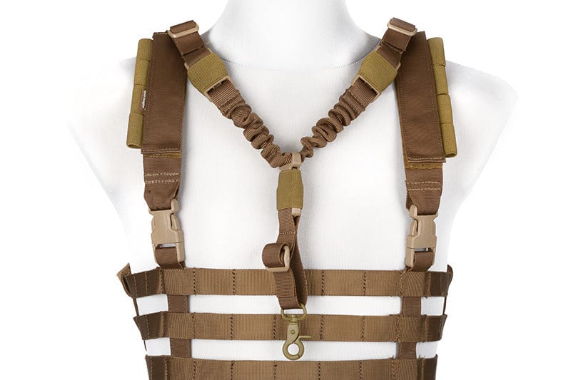 Tactical Low Profile Chest Rig - Coyote Brown