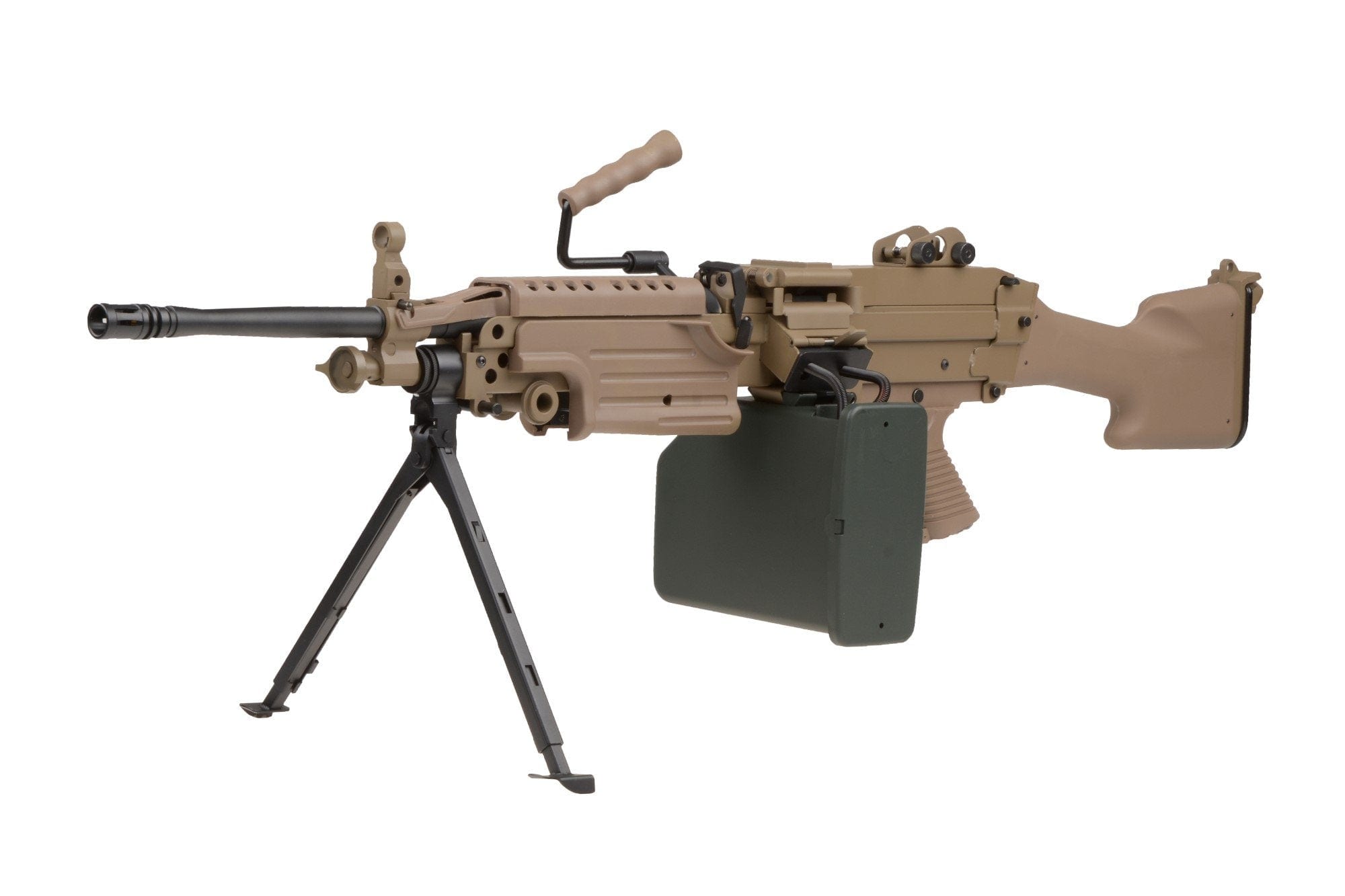 H.M.G. MK2 machine gun replica - tan by A&K on Airsoft Mania Europe