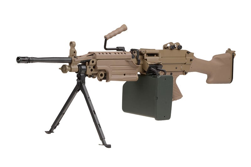 H.M.G. MK2 machine gun replica - tan by A&K on Airsoft Mania Europe