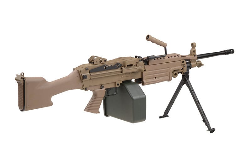 H.M.G. MK2 machine gun replica - tan by A&K on Airsoft Mania Europe