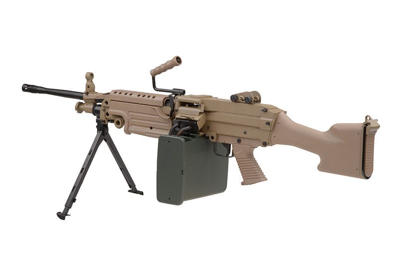 H.M.G. MK2 machine gun replica - tan by A&K on Airsoft Mania Europe