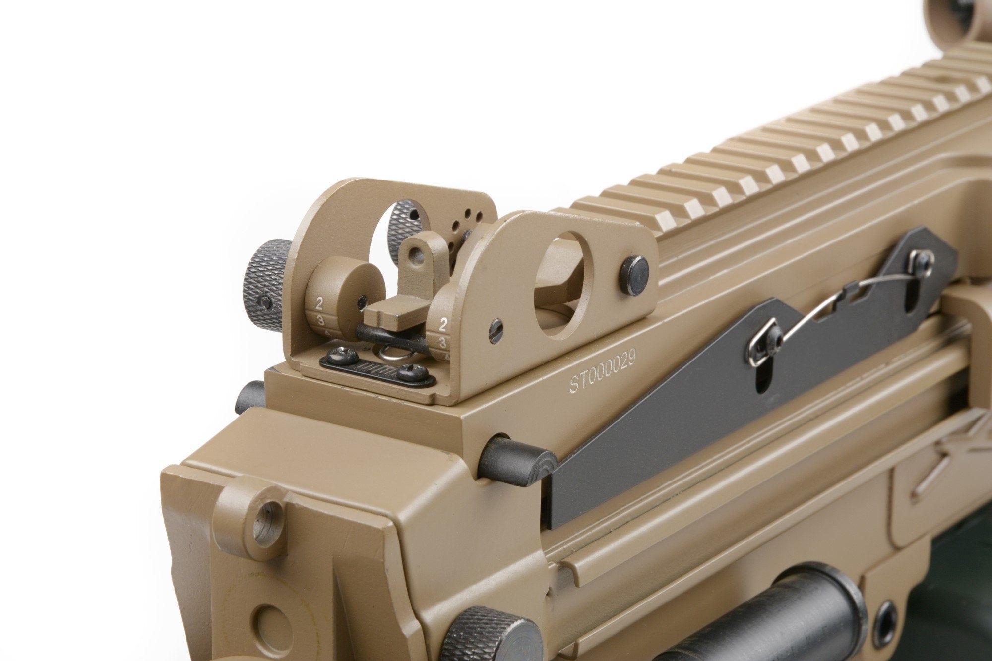 H.M.G. PARA Machinegun replica - tan by A&K on Airsoft Mania Europe