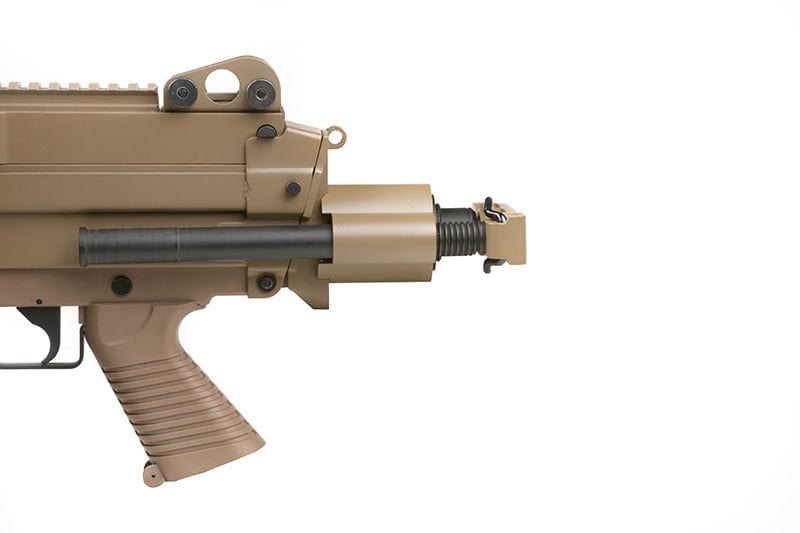 H.M.G. PARA Machinegun replica - tan by A&K on Airsoft Mania Europe