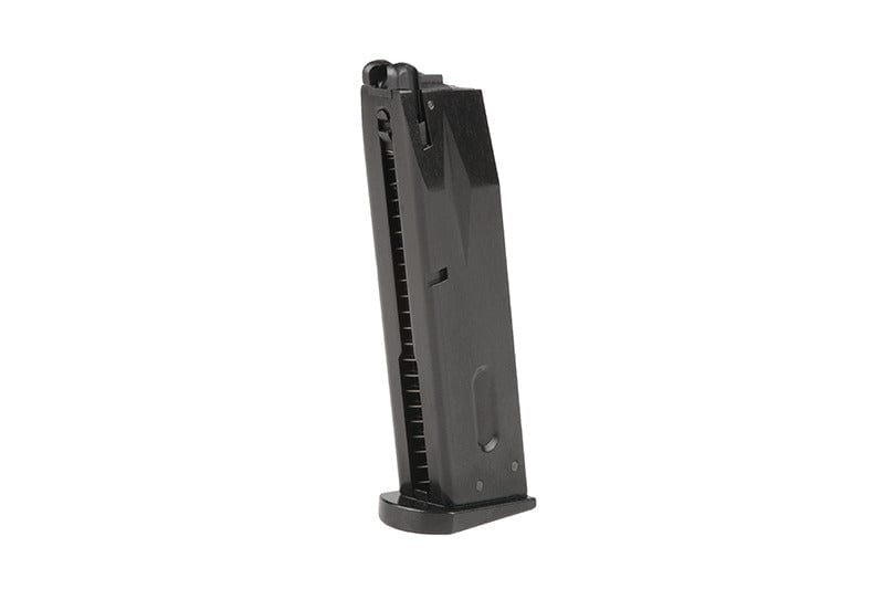 Low-Cap 25 BB Gas Magazine for WE M9/M92F Replicas - Black