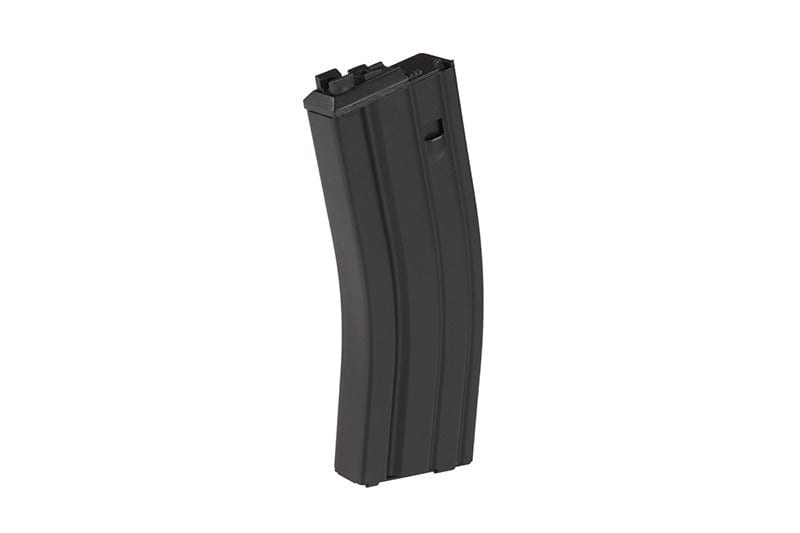 30+2rnds. Real-cap Gas magazine for WE M4/ SCAR replica - black