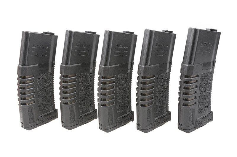 Set of 5 M4 PMG Magazines 300bbs