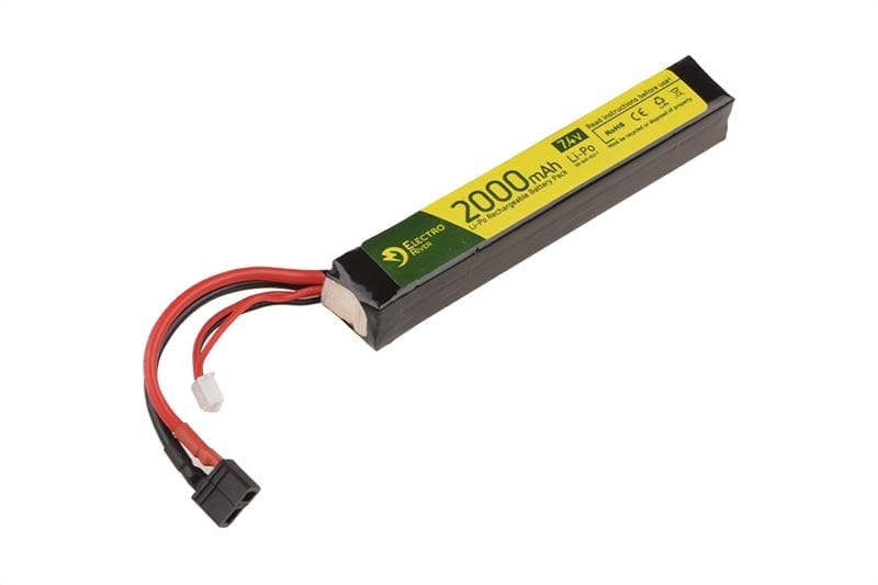 Battery LiPo 7.4V 2000mAh 15/30C T-connect (DEANS)