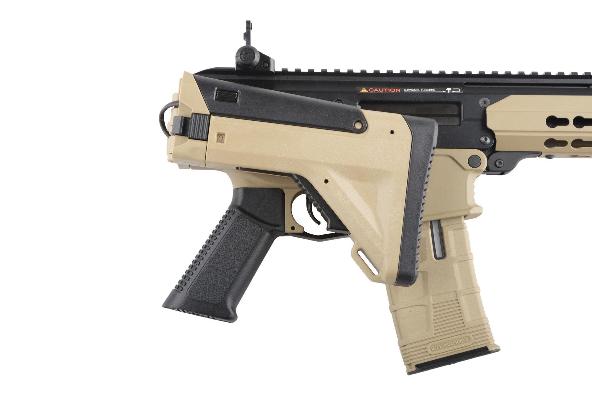 CXP-APE Assault Rifle Replica - Half Tan by ICS on Airsoft Mania Europe