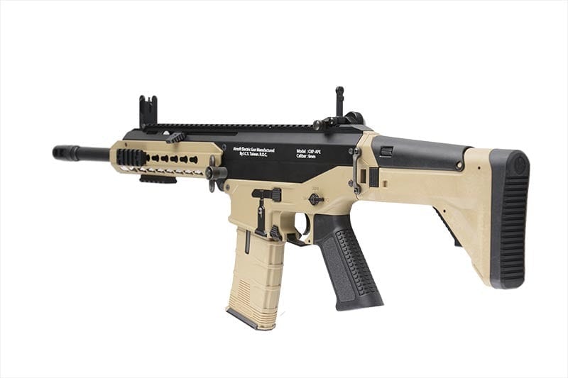 CXP-APE Assault Rifle Replica - Half Tan by ICS on Airsoft Mania Europe