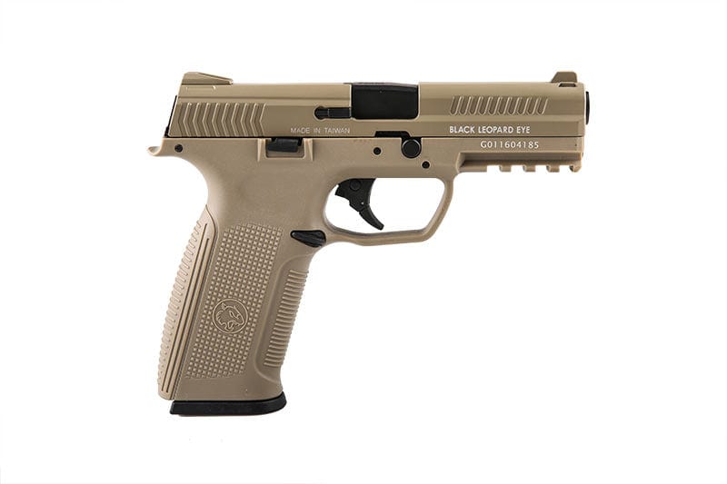 BLE - Alpha Pistol Replica - Tan by ICS on Airsoft Mania Europe