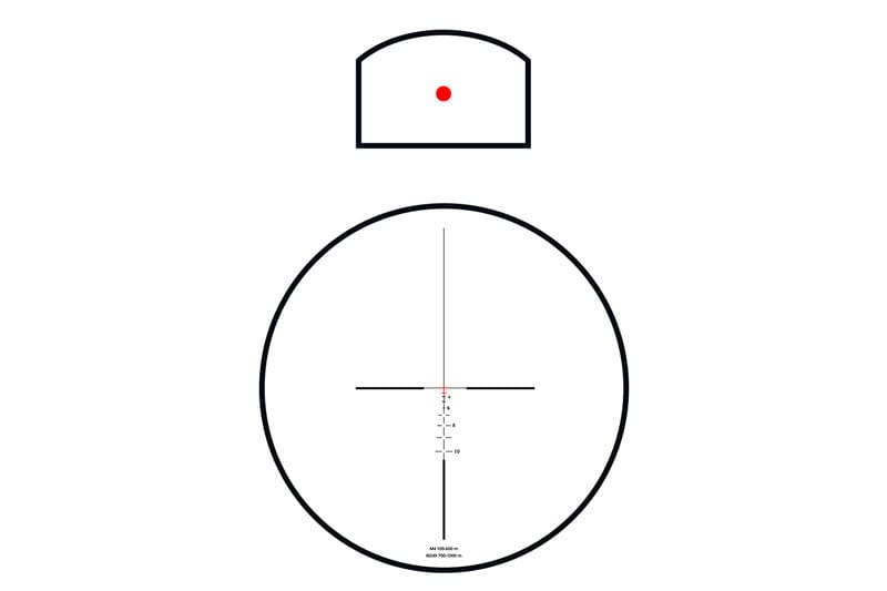 RedFiber 4×32C scope + Micro - black-Theta Optics-Airsoft Mania Europe
