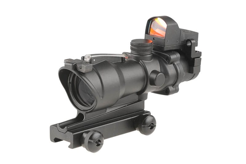 GreenFiber 4×32C scope + Micro - black-Theta Optics-Airsoft Mania Europe