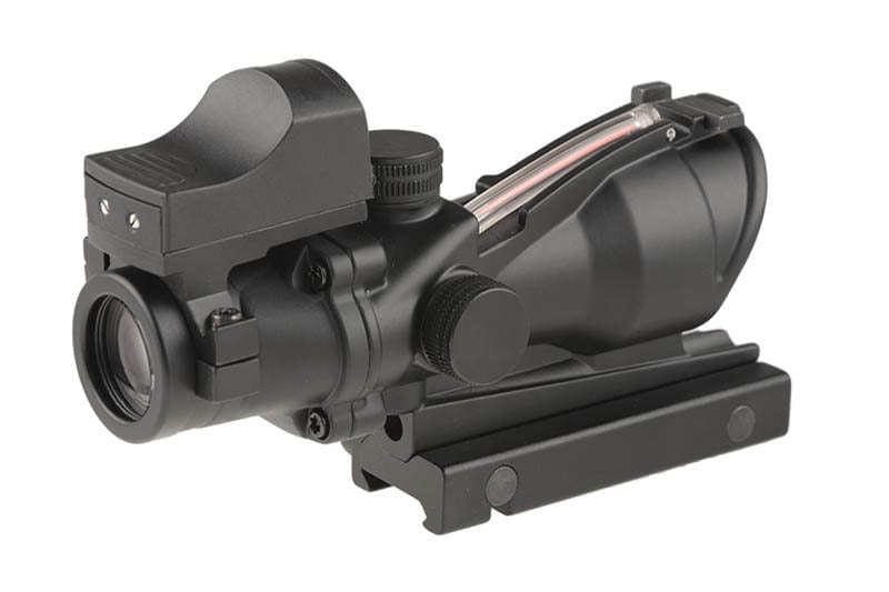GreenFiber 4×32C scope + Micro - black-Theta Optics-Airsoft Mania Europe