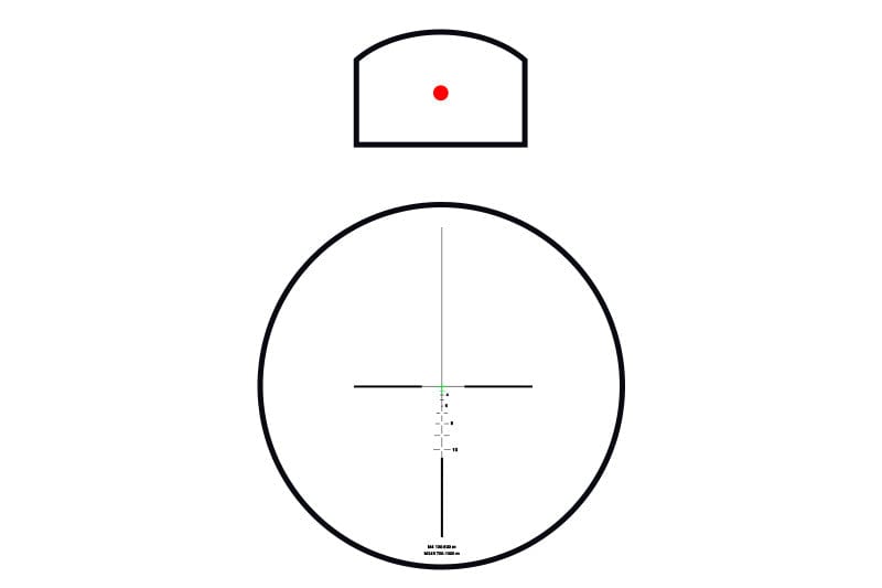 GreenFiber 4×32C scope + Micro - black-Theta Optics-Airsoft Mania Europe