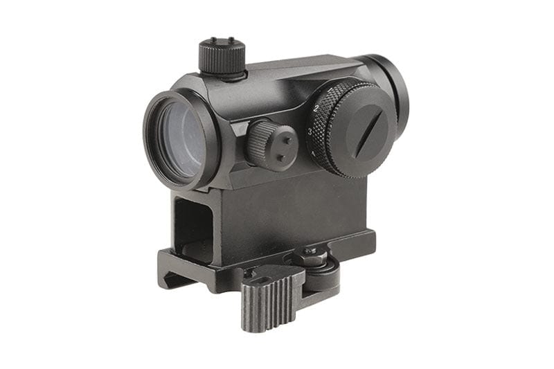 Compact III Reflex Sight Replica (High-Profile + Low-Profile Mounts) - Black-Theta Optics-Airsoft Mania Europe