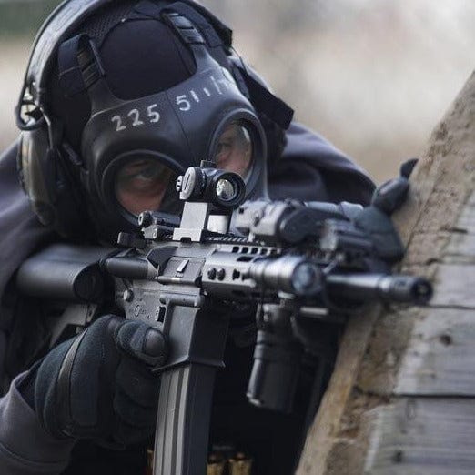 Compact III Reflex Sight Replica (High-Profile + Low-Profile Mounts) - Black-Theta Optics-Airsoft Mania Europe