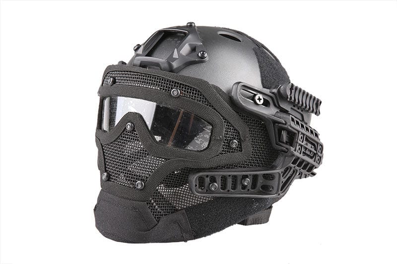 FAST PJ G4 System Helmet Replica with Face Shield - Black