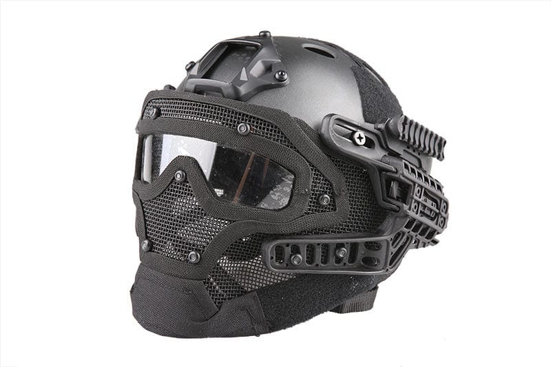 PJ FAST G4 system with Replica Helmet Face Shield - Black