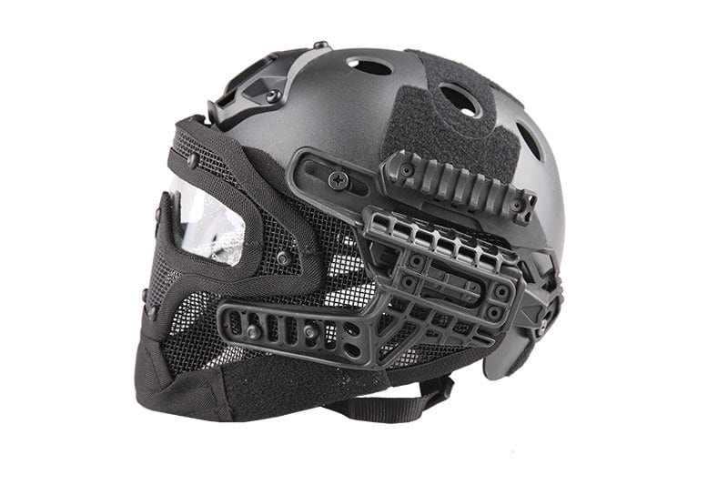 PJ FAST G4 system with Replica Helmet Face Shield - Black